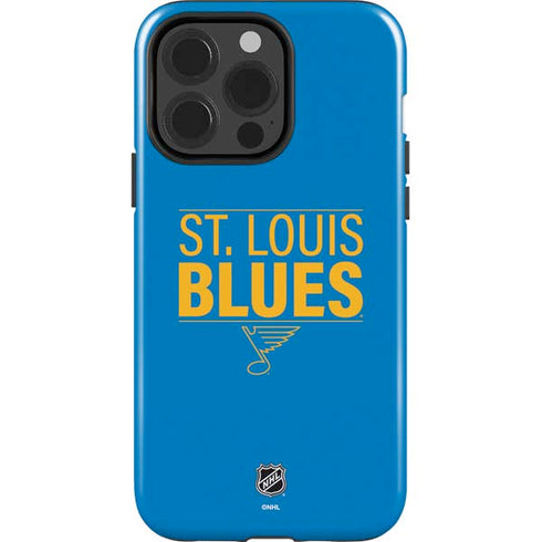NHL St. Louis Blues Lineup iPhone 15 Pro Impact Case